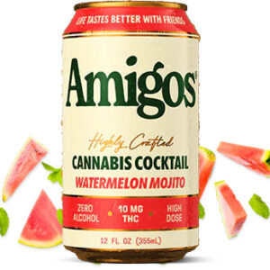 Watermelon Mojito | Infused Drink | 10mg | Amigos