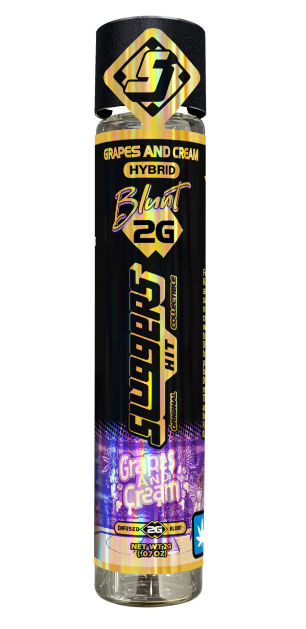Grapes N Cream | 2g Pre Roll Blunt | Hybrid | Sluggers